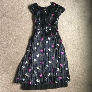 Free people black floral dress